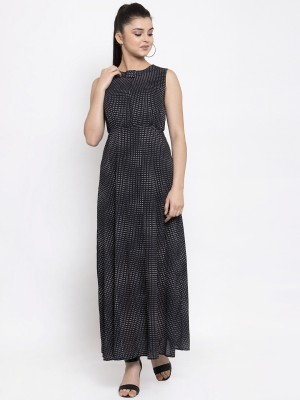 GLOBAL REPUBLIC Women A-line Black Dress