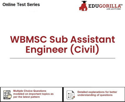 EduGorilla WBMSC Sub Assistant Engineer (Civil)(Online Test Series)