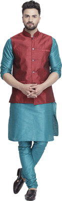 BEN COOPER Men Kurta Churidar Ethnic Jacket Set