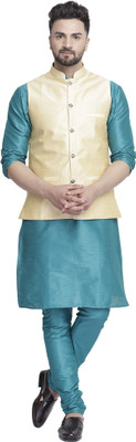 BEN COOPER Men Kurta Pyjama Ethnic Jacket Set