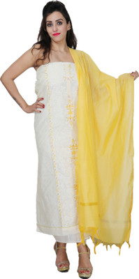 Sublime W Chanderi Embroidered Salwar Suit Material