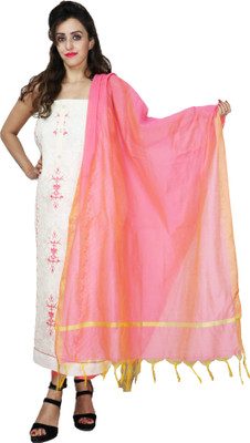 Sublime W Chanderi Embroidered Salwar Suit Material