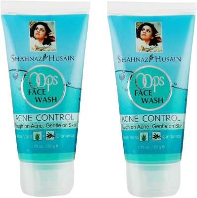 Shahnaz Husain Oops  50g pack of 2 Face Wash(100 g)