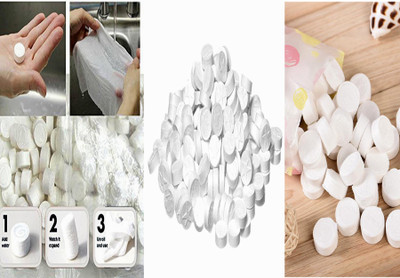Hoppokart tissue coin disposal magic coin tissue napkin tissue coin 90 pcs(90 Tissues)