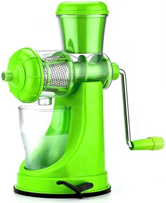 SPERO Plastic, Steel, Glass Fruit & Vegetable Steel Handle Juicer Manual Vacuum Travel juicer Making Machine Hand Juicer(Multicolor)
