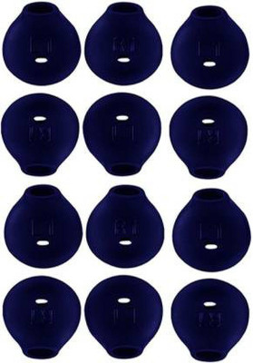 BBS TECH Silicone Soft Earbuds In The Ear Headphone Cushion (Pack of 12, Blue) In The Ear Headphone Cushion(Pack of 12, Blue)