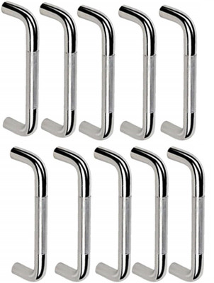 ATLANTIC Stainless Steel | Round D | Dwawer | Cabinet Handles | 4 Inch Pack of 10 pisces Steel Cabinet/Drawer Handle(Silver Pack of 10)