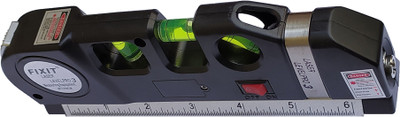 Inditrust Heavy duty Multipurpose Laser Level Pro Horizon Vertical Measure Tape Non-magnetic Line Level(20 cm)