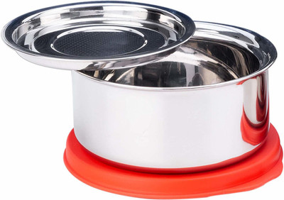 Signoraware Executve Twin Wall Steel container Big, Set of 1, 350ml,, cover plates 1 Containers Lunch Box(350 ml)