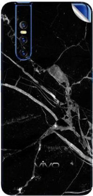 Orgic India Vivo V15 Mobile Skin(Black Marble)
