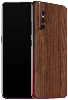 Orgic India Vivo V15 Pro Mobile Skin(Dark Wood)