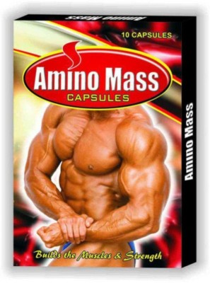 Cackle's Amino Mass Capsule 10 no.s Pack of 10(Pack of 10)