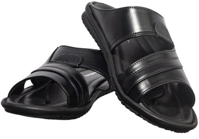 Khadim's Men Sandals(Black , 6)