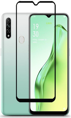 Q Box Edge To Edge Tempered Glass for OPPO A31(Pack of 1)