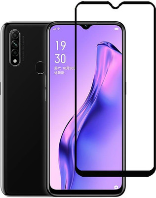 Q Box Edge To Edge Tempered Glass for Oppo A8(Pack of 1)