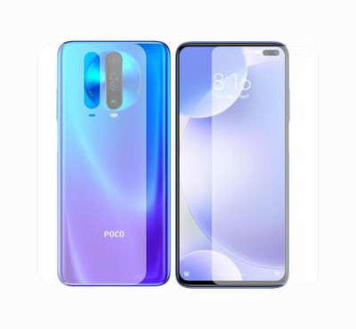 PR SMART Front and Back Tempered Glass for Poco X2(Pack of 2)