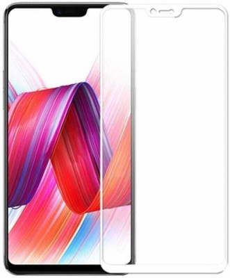 ELEF Edge To Edge Tempered Glass for XIAOMI Redmi 6 Pro Edge to Edge White Border 11D Tempered Glass 9H Hardness(Pack of 1)