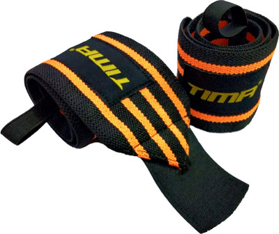 TIMA Weight Lifting Wrist Support (Pack of 2) Wrist Support (Orange) Wrist Support(Orange, Black)