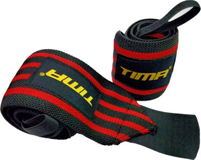TIMA Weight Lifting Wrist Support (Pack of 2) Wrist Support (Red) Wrist Support(Red, Black)
