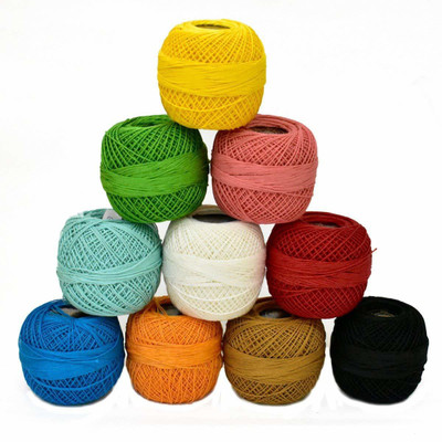 gujarat impex multicolor Thread(20 m Pack of10)