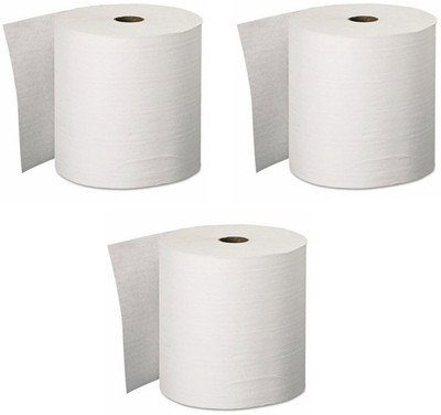 Shree Shyam White Plain Toilet Tissue Paper Roll (Pack Of 3) Toilet Paper Roll(2 Ply, 100 Sheets)