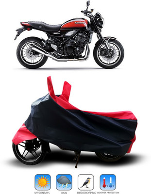 Shelterhub Enterprises Two Wheeler Cover for Kawasaki(Z800, Black)