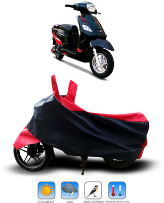 Shelterhub Enterprises Two Wheeler Cover for Hero(Electric NYX e5, Black)