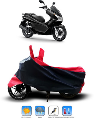 Shelterhub Enterprises Two Wheeler Cover for Honda(Black)