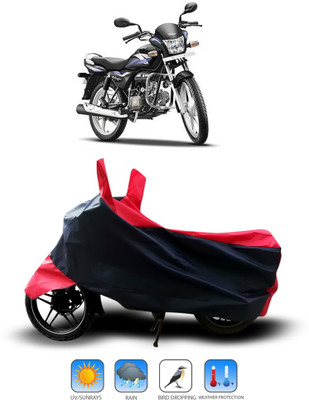 Shelterhub Enterprises Two Wheeler Cover for Hero(Splendor Pro, Black)