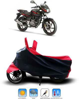 Shelterhub Enterprises Two Wheeler Cover for Bajaj(Pulsar 180 DTS-i, Black)