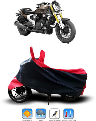Shelterhub Enterprises Two Wheeler Cover for TVS(Black)
