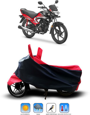 Shelterhub Enterprises Two Wheeler Cover for Honda(Dream Yuga, Black)