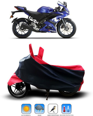 Shelterhub Enterprises Two Wheeler Cover for Yamaha(YZF R1, Black)