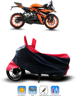 Shelterhub Enterprises Two Wheeler Cover for KTM(RC 200, Black)