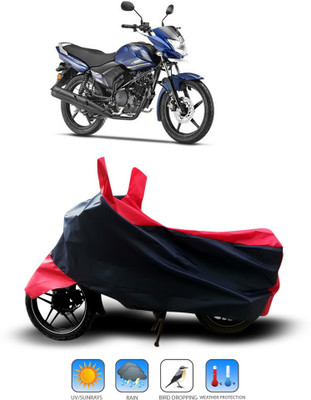Shelterhub Enterprises Two Wheeler Cover for Yamaha(Saluto, Black)