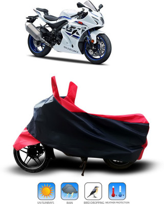 Shelterhub Enterprises Two Wheeler Cover for Suzuki(GSX R1000, Black)