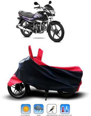 Shelterhub Enterprises Two Wheeler Cover for Hero(Super Splendor, Black)