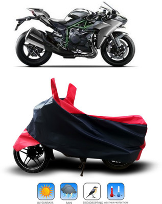 Shelterhub Enterprises Two Wheeler Cover for Kawasaki(Ninja, Black)