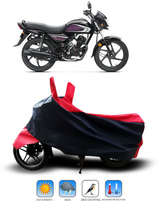 Shelterhub Enterprises Two Wheeler Cover for Honda(Dream, Black)