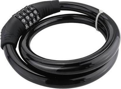 M MOD CON best Bicycle 4 Letter Number Lock - Combination Coiled Steel Cable Cycling Lock Cycle Lock