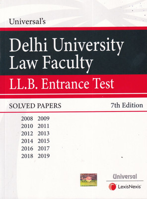 Lexis Nexis's Delhi University Law Faculty Ll.B. Entrance Test Solved Papers by Universal(English, Paperback, unknown)
