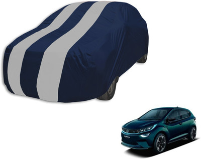 MOCKHE Car Cover For Tata Altroz (Without Mirror Pockets)(Blue, Silver)