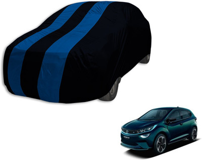Auto Hub Car Cover For Tata Altroz (Without Mirror Pockets)(Black, Blue)