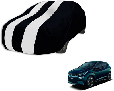 Auto Hub Car Cover For Tata Altroz (Without Mirror Pockets)(Black, White)