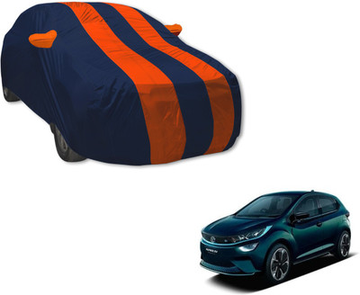 MOCKHE Car Cover For Tata Altroz (With Mirror Pockets)(Blue, Orange)
