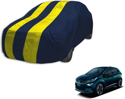 MOCKHE Car Cover For Tata Altroz (Without Mirror Pockets)(Blue, Yellow)