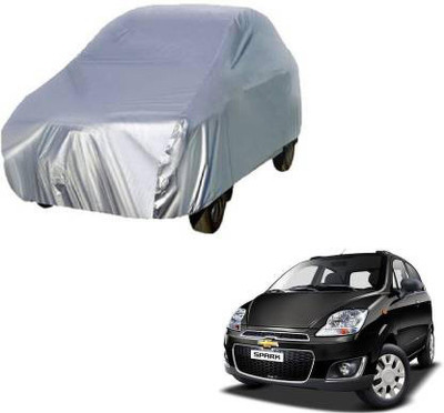 Uncle Paddy Car Cover For Chevrolet Spark (Without Mirror Pockets)(Silver)