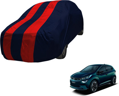Auto Hub Car Cover For Tata Altroz (Without Mirror Pockets)(Black, Red)
