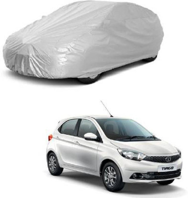 Uncle Paddy Car Cover For Tata Tiago (Without Mirror Pockets)(Silver)