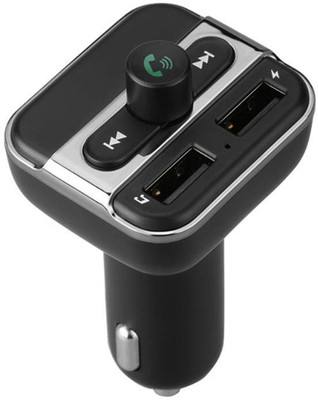 Gabbar v2.1 Car Bluetooth Device with Car Charger(Black, Silver)